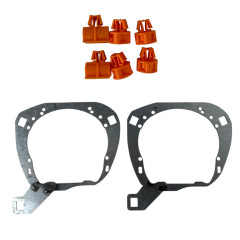 Рамки лінз VW Bora 2013 / Jetta 6 (3.0" Bi-LED/Ксенон) — перехідні адаптери для заміни штатної оптики TC-VW-23