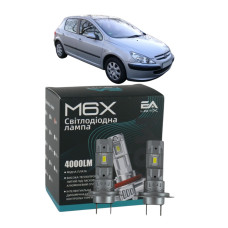 LED лампы Peugeot 307 2000- H7 M6X ближний свет (4000Lm 5500K) / Пежо 307 (комплект 2 шт.)