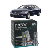 LED лампи Peugeot 607 2000- H7 M6X ближнє світло (4000Lm 5500K) / Пежо 607 (комплект 2 шт.)