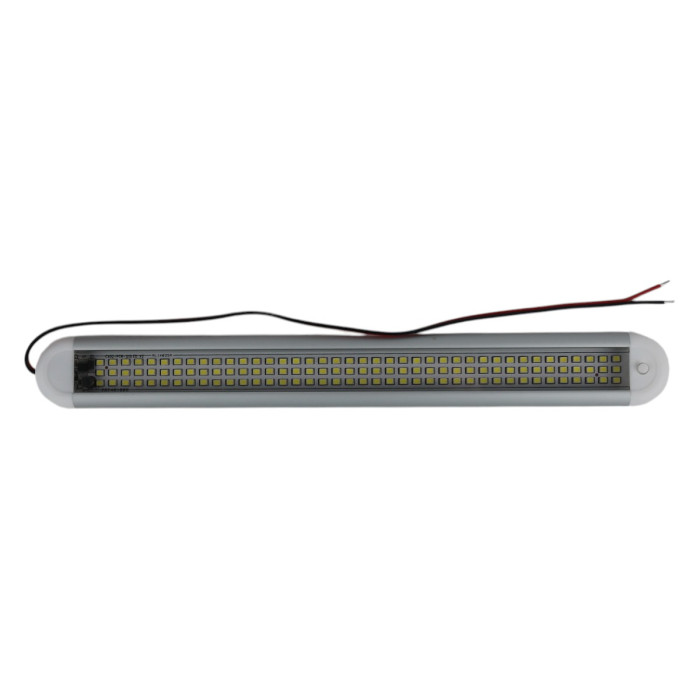 Світлодіодний плафон салону EA Light X G-3385 12-32V 7.5W з кнопкою 300х35мм 120 LED лінійний світильник вантажівки та авто