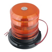 Універсальна світлодіодна мигалка H129-30LED 10-80V на магніті (жовта)