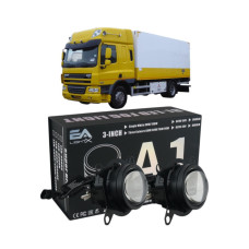 Протитуманні Bi-LED лінзи DAF CF65 A1 EA Light X біло-жовте світло 90W / ДАФ 65 (комплект 2 шт.)