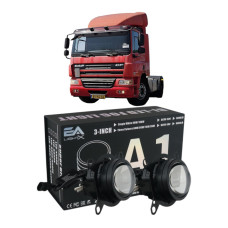 Протитуманні Bi-LED лінзи DAF CF75 A1 EA Light X біло-жовте світло 90W / ДАФ 75 (комплект 2 шт.)