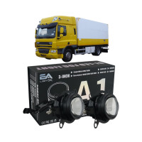 Противотуманные LED линзы DAF CF65 A1 EA Light X белый свет 90W/ДАФ 65(комплект 2 шт.)