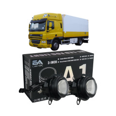 Протитуманні LED лінзи DAF CF65 A1 EA Light X біле світло 90W / ДАФ 65 (комплект 2 шт.)