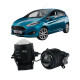 Протитуманні LED лінзи Ford Fiesta 2008-2019 А1 90W з СТГ біло-жовті / протитуманні фари Форд Фієста (2 шт.)