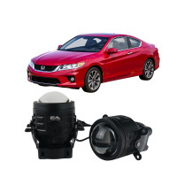 Протитуманні LED лінзи Honda Accord 9 2012-2017 А1 90W з СТГ біло-жовті / протитуманні фари Хонда Акорд (2 шт.)