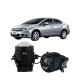Протитуманні LED лінзи Honda Civic 2011-2017 А1 90W з СТГ біло-жовті / протитуманні фари Хонда Сівік (2 шт.)
