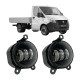 Противотуманные LED фары ГАЗ Газель Бизнес Next 2010-2021 30W белый свет СТГ JR-W-3 / Газель Бизнес (2 шт.)