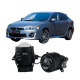 Протитуманні LED лінзи Mitsubishi Lancer X 2007-2017 А1 90W з СТГ біло-жовті / протитуманні фари Мітсубісі Лансер 10 (2 шт.)