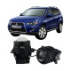 Протитуманні LED лінзи Mitsubishi Outlander XL 2006-2012 А1 90W з СТГ біло-жовті / протитуманні фари Мітсубісі Аутлендер ХЛ (2 шт.)