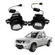 ПТФ LED линзы Nissan Navara D40 2005-2015 противотуманные фары 90W бело-желтые СТГ A1 (2 шт.)