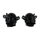 ПТФ LED линзы Nissan Qashqai J10 2007-2013 противотуманные фары 90W бело-желтые СТГ A1 (2 шт.)