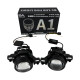 ПТФ LED линзы Nissan Qashqai J10 2007-2013 противотуманные фары 90W бело-желтые СТГ A1 (2 шт.)