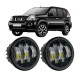 Противотуманные LED фары Nissan X-Trail T31 2007-2014 90мм 70W 12-24V белый свет СТГ JR-W-17 / Ниссан Икс-Трейл (2 шт.)