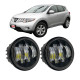 Противотуманные LED фары Nissan Murano Z51 2008-2015 90мм 70W 12-24V белый свет СТГ JR-W-17 / Ниссан Мурано (2 шт.)