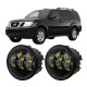 Противотуманные LED фары Nissan Pathfinder R51 2005-2014 90мм 50W 12-24V белый свет СТГ JR-W-17 / Ниссан Патфайндер (2 шт.)