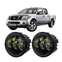 Противотуманные LED фары Nissan Navara D40 2005-2015 90мм 50W 12-24V белый свет СТГ JR-W-17 / Ниссан Навара (2 шт.)