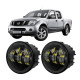 Противотуманные LED фары Nissan Navara D40 2005-2015 90мм 50W 12-24V белый свет СТГ JR-W-17 / Ниссан Навара (2 шт.)