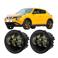 Противотуманные LED фары Nissan Juke F15 2010-2019 90мм 50W 12-24V белый свет СТГ JR-W-17 / Ниссан Жук (2 шт.)