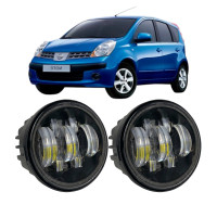Протитуманні LED фари Nissan Note E11 2006-2013 90мм 70W 12-24V біле світло СТГ JR-W-17 / Ніссан Ноут (2 шт.)