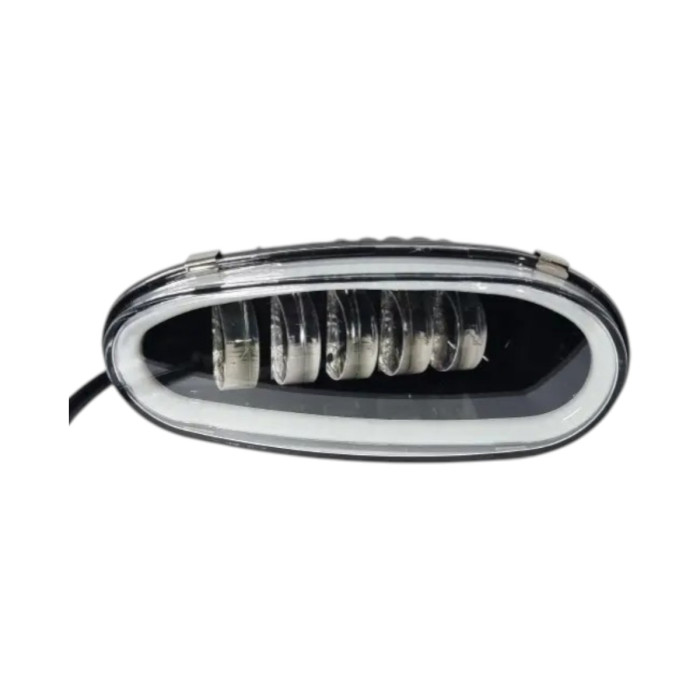 LED Протитуманні фари Daewoo Lanos / Sens (Ланос) з ДХО (DRL) 50W Світлодіодні ПТФ Light X комплект