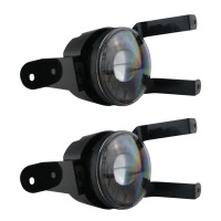 Противотуманные линзы Chevrolet Aveo T300 64W 5000K комплект 2 шт (03505)