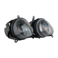 Лінзовані протитуманні фари Lancer 10 64W біло-жовте світло (2 шт) 