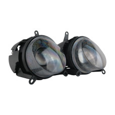 Лінзовані протитуманні фари Lancer 10 64W біло-жовте світло (2 шт) 