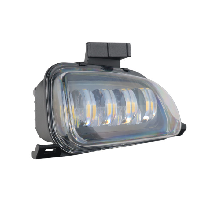 Лінзовані протитуманні фари Volkswagen T4 9 лінз біло/жовте світло (2 шт)