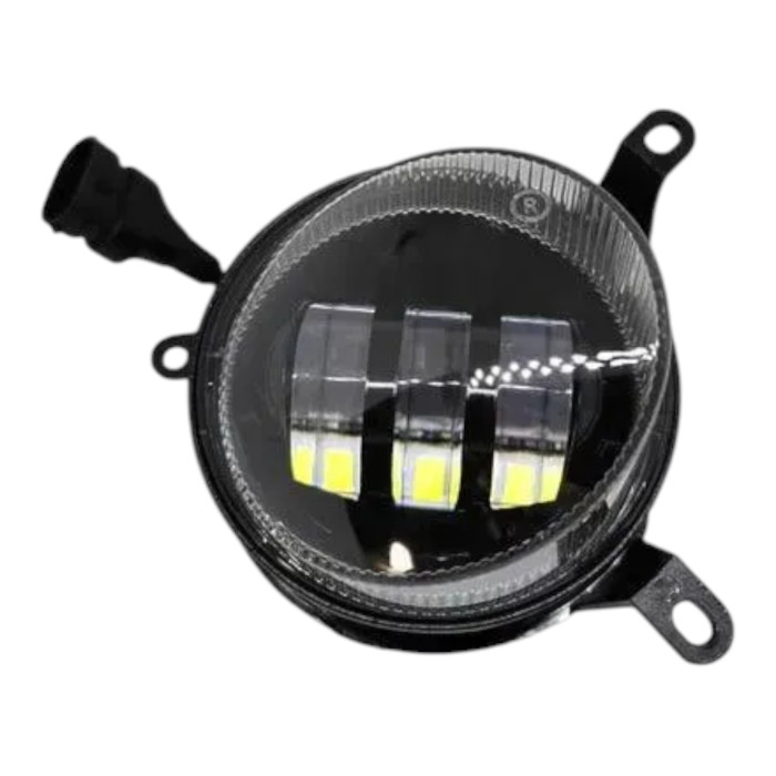 Противотуманные фары Mitsubishi Lancer X 30W LED бело-желтый светло ближний луч комплект 2 шт (03340)