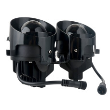 LED Протитуманні фари Nissan Rogue / X-Trail T32 / Qashqai J11 (Нісан) 100W Лінзовані ПТФ Light X комплект