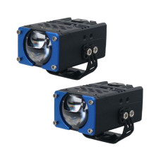 Протитуманні LED фари з лінзою EA Light X S101 50/75Вт 7000Lm (Ближнє та дальнє світло, комплект 2 шт.)