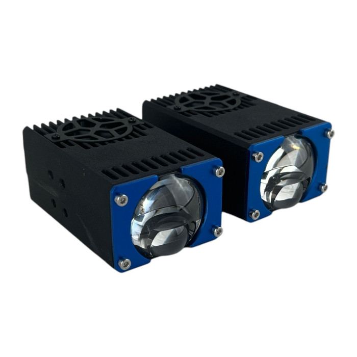 Протитуманні LED фари з лінзою EA Light X S101 50/75Вт 7000Lm (Ближнє та дальнє світло, комплект 2 шт.)