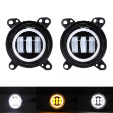 Противотуманные фары DAF 105 30W LED біло-жовте світло ближній промінь комплект 2 шт (03417)
