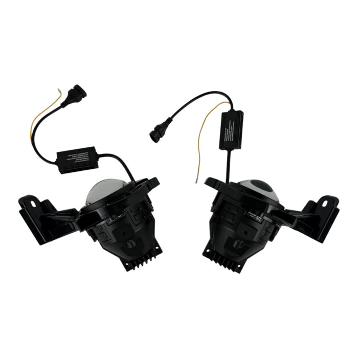 Светодиодные противотуманные фары Bi-LED линзы EA Light X A1 Nissan Juke 90W 12-24V двухцветные бело-желтые (комплект 2 шт.)