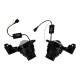 Светодиодные противотуманные фары Bi-LED линзы EA Light X A1 Nissan Juke 90W 12-24V двухцветные бело-желтые (комплект 2 шт.)
