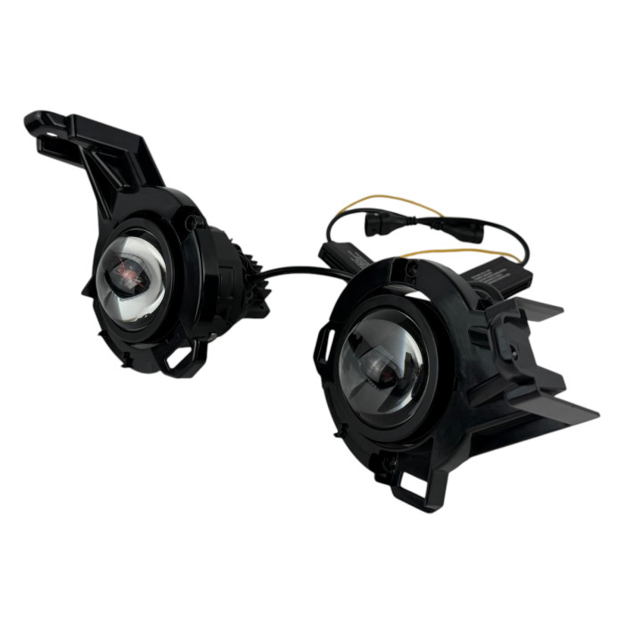 Светодиодные противотуманные фары Bi-LED линзы EA Light X A1 Nissan Juke 90W 12-24V двухцветные бело-желтые (комплект 2 шт.)
