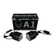 Светодиодные противотуманные фары Bi-LED линзы EA Light X A1 Nissan Juke 90W 12-24V двухцветные бело-желтые (комплект 2 шт.)