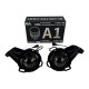 Светодиодные противотуманные фары Bi-LED линзы EA Light X A1 Nissan Juke 90W 12-24V двухцветные бело-желтые (комплект 2 шт.)
