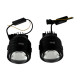 Светодиодные противотуманные фары Bi-LED линзы EA Light X A1 Toyota Land Cruiser Prado 120 90W 12-24V двухцветные бело-желтые (комплект 2 шт.)