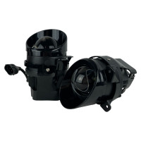 Светодиодные противотуманные фары (ПТФ) LED с линзой для ВАЗ 1117-1119 Калина, EA Light X 60W, 5000K (Комплект 2 шт.)