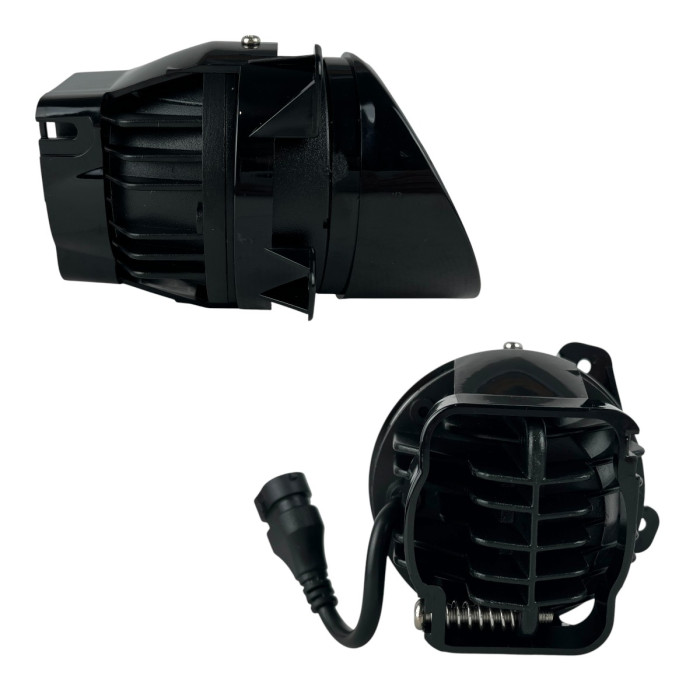 Світлодіодні протитуманні фари (ПТФ) LED з лінзою для ВАЗ 1117-1119 Калина, EA Light X 60W, 5000K (Комплект 2 шт.)