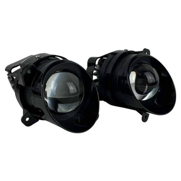 Світлодіодні протитуманні фари (ПТФ) LED з лінзою для ВАЗ 1117-1119 Калина, EA Light X 60W, 5000K (Комплект 2 шт.)