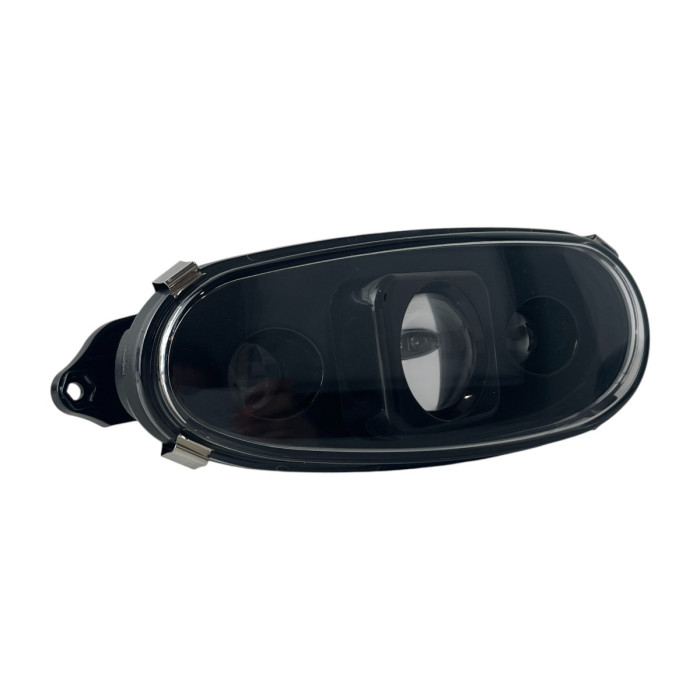 Світлодіодні протитуманні фари (ПТФ) LED з ДХО для Daewoo Lanos / Sens, 3 лінзи 60W + DRL 14W (Комплект 2 шт.)