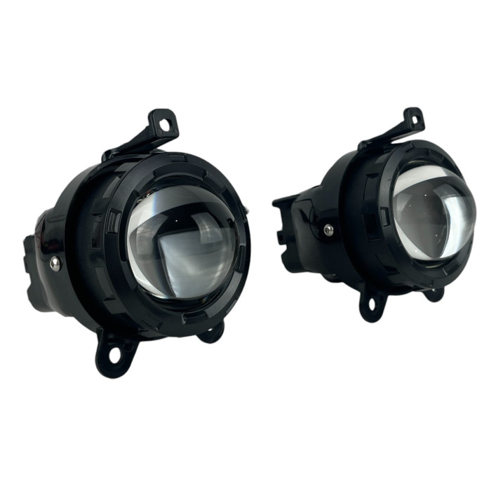 Світлодіодні протитуманні фари (ПТФ) LED з лінзою для ВАЗ 2170 Пріора ближнє світло 60W (Комплект 2 шт.)