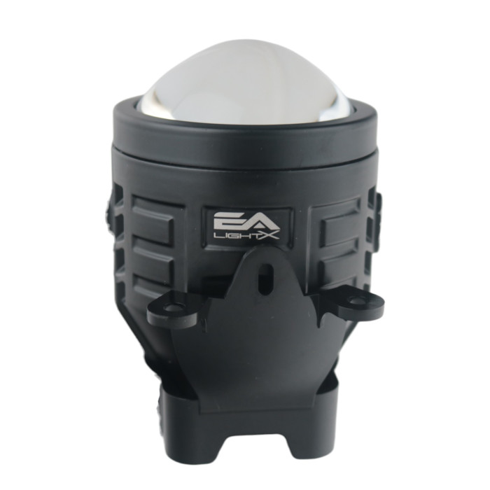 Универсальные противотуманные линзы 90мм с азотной капсулой 4 уха крепления, вакуумная сборка комплект 2 шт