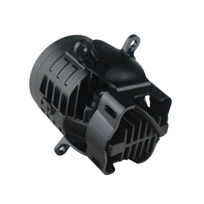 Универсальные противотуманные линзы 90мм с азотной капсулой 4 уха крепления, вакуумная сборка комплект 2 шт