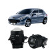 Протитуманні LED лінзи Peugeot 307 2005-2008 А1 90W з СТГ біло-жовті / протитуманні фари Пежо 307 (2 шт.)