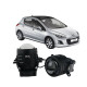 Протитуманні LED лінзи Peugeot 308 2007-2013 А1 90W з СТГ біло-жовті / протитуманні фари Пежо 308 (2 шт.)